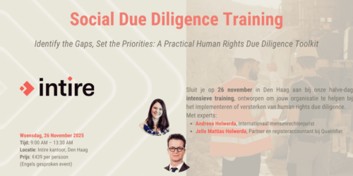 Social Due Diligence Training