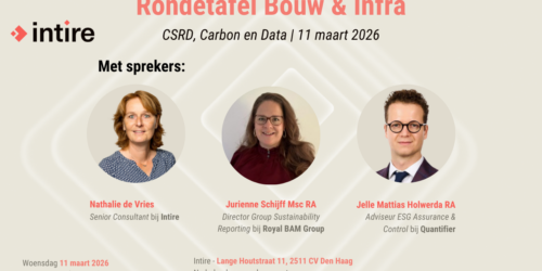 Rondetafel Bouw en Infra over CSRD, Carbon en Data