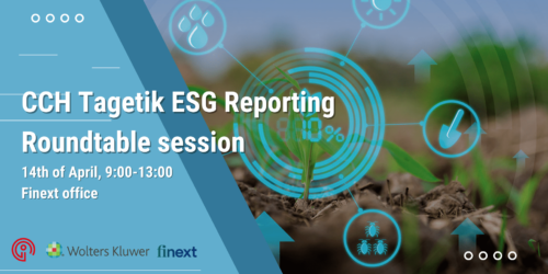 CCH Tagetik ESG Reporting Roundtable session